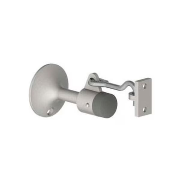 256w Manual Wall Stop And Holder Us26d, Hager Companies, Mfr#: 256W00000000026D
